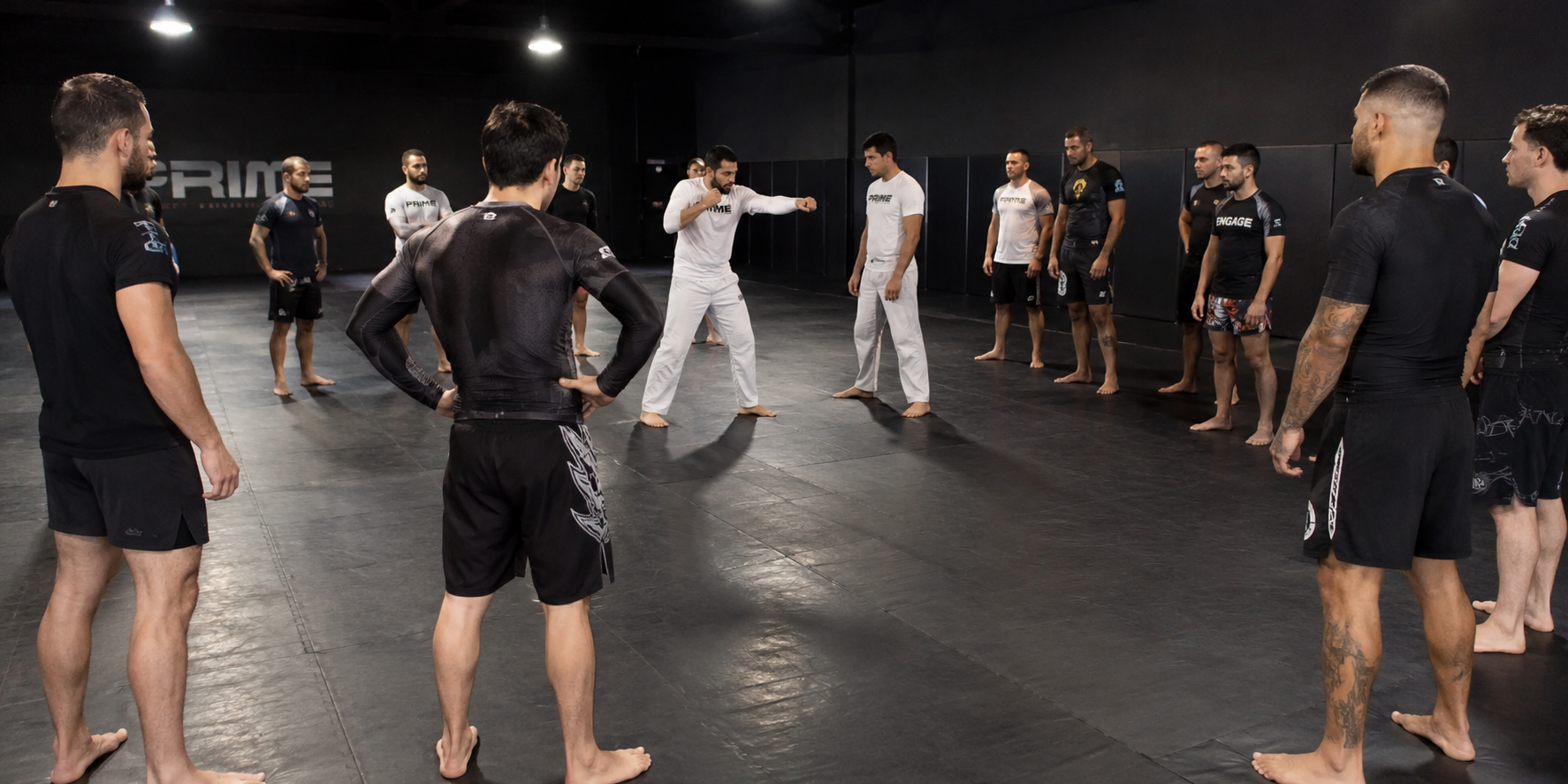 Adult BJJ class at Mobtown MMA