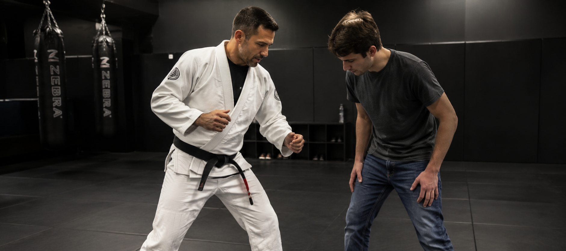 Students training at Mobtown MMA
