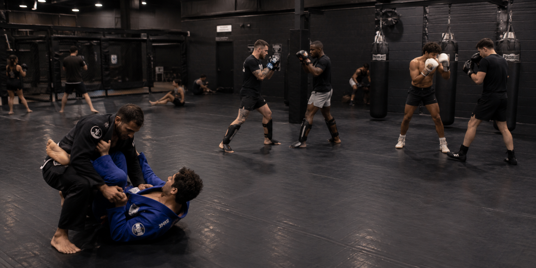 BJJ technique instruction at Mobtown MMA